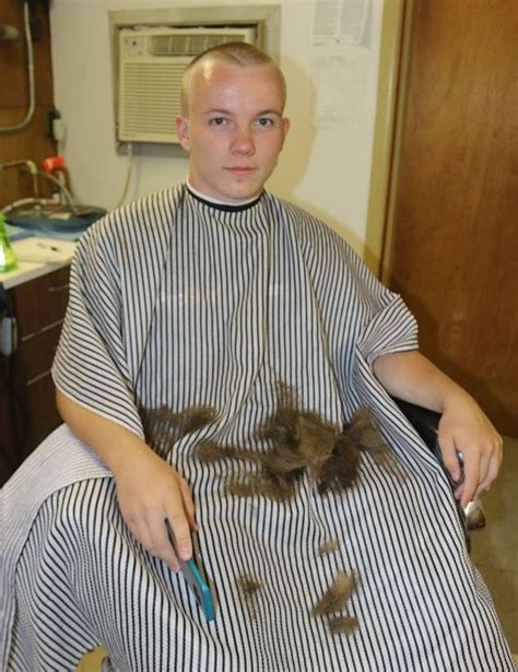 male forced haircut.